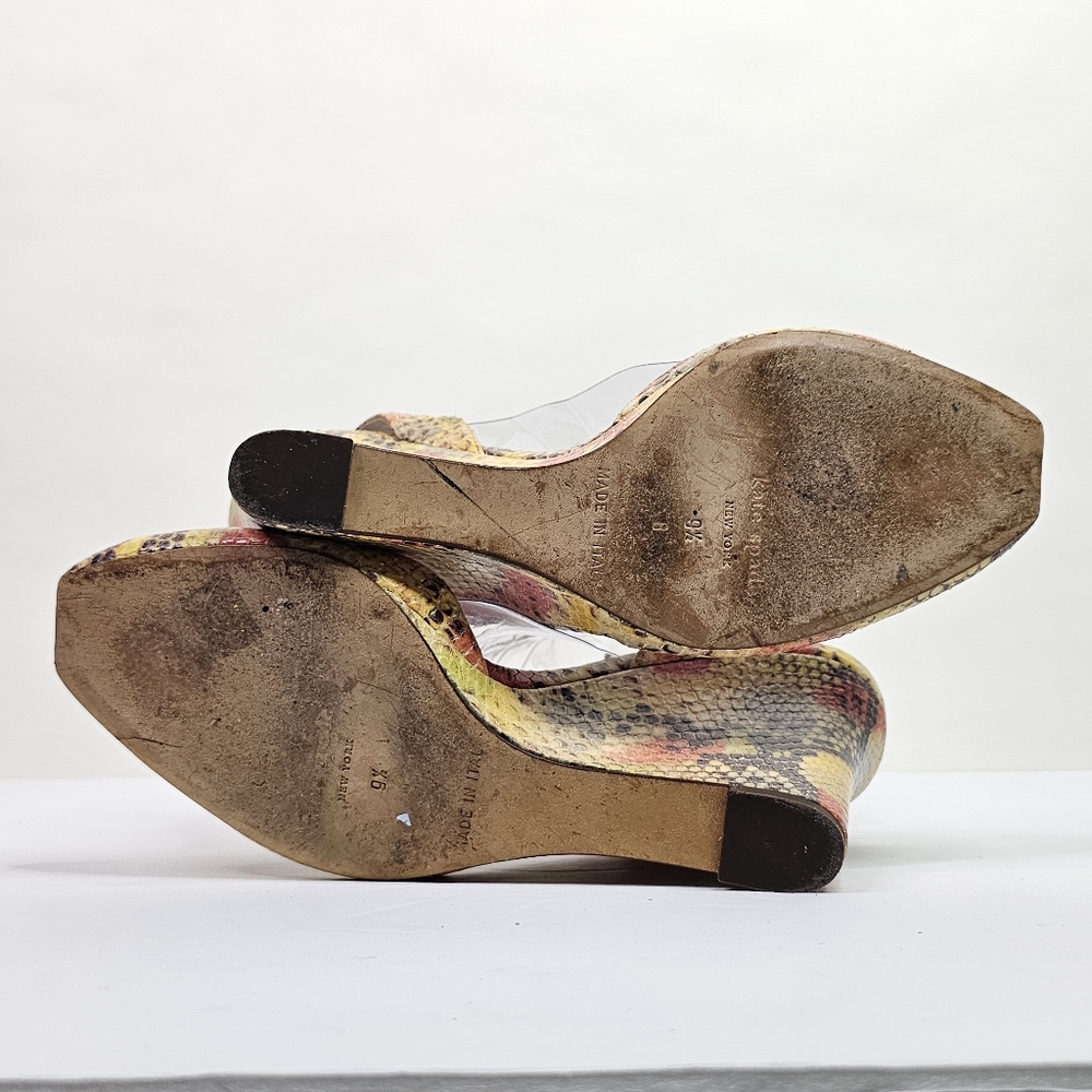 Kate Spade Remy Multicolor Snake Print Wedges - Picture 6 of 15